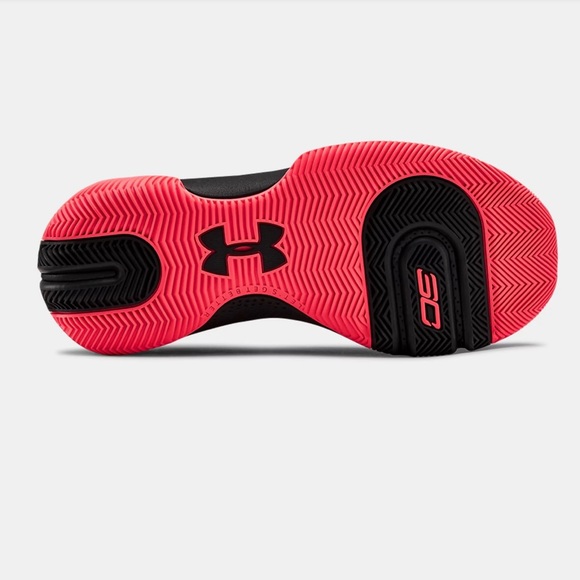 Under Armour SC 3Zero III Boys Sneakers Red Sz 5 - Picture 4 of 8